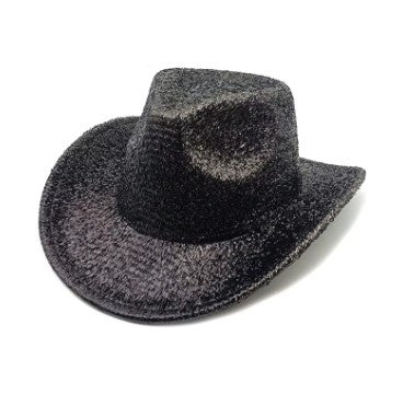Cowboy Hat Glitter BLACK