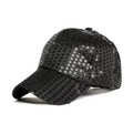Baseball Cap Sequin BLACK
