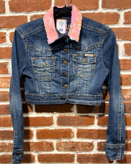 DBJ Pink Always Jesus Cropped Jacket