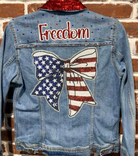 DBJ Red FREEDOM with Ribbon