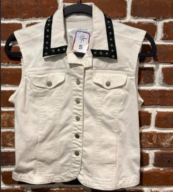 DBV Faith and Freedom 250  Eagle with White Denim Vest