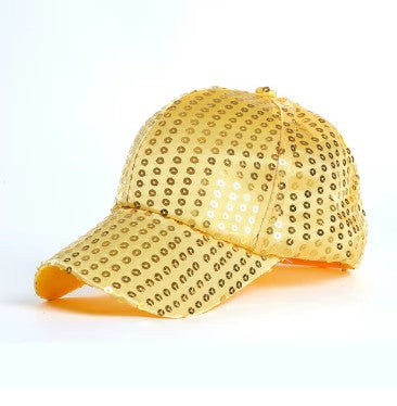 Baseball Cap Sequin GOLD