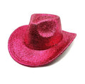 Cowboy Hat Glitter HOT PINK