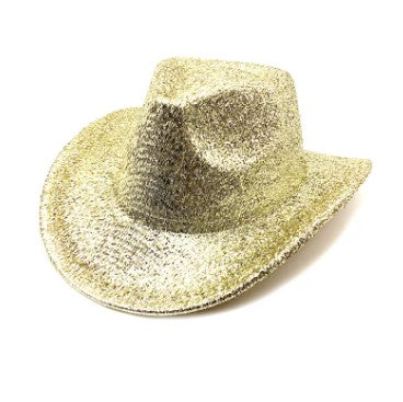 Cowboy Hat Glitter GOLD