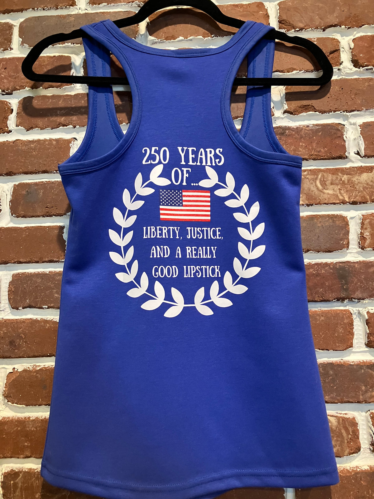 Tank Top - Liberty, Justice, and a Really Good Lipstick
