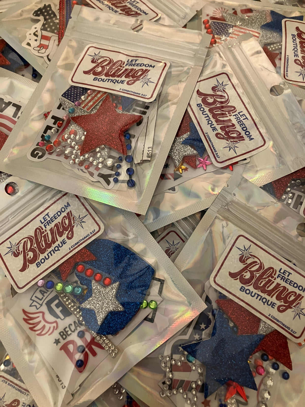 A Bling Bag- Patriotic