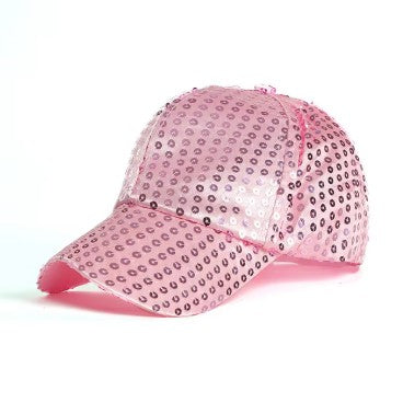 Baseball Cap Sequin PINK