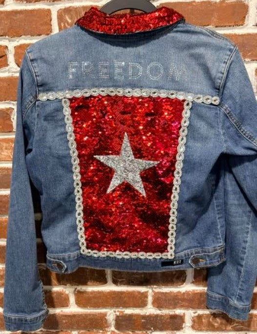 DBJ Red Lone Star with Silver Freedom