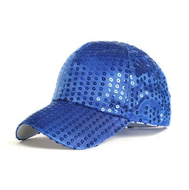 Baseball Cap Sequin ROYAL BLUE