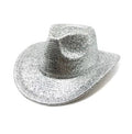 Cowboy Hat Glitter SILVER
