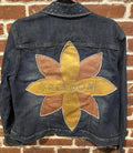 DBJ Sunflower and Freedom Dark Denim Faded