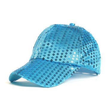 Baseball Cap Sequin TEAL
